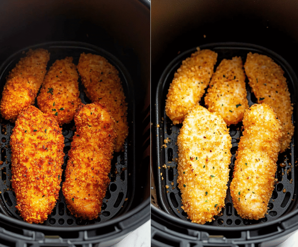 Gluten Free Chicken Tenders: The Ultimate Guide for a Crispy, Delicious Meal 4 gluten free chicken tenders airfryer before after