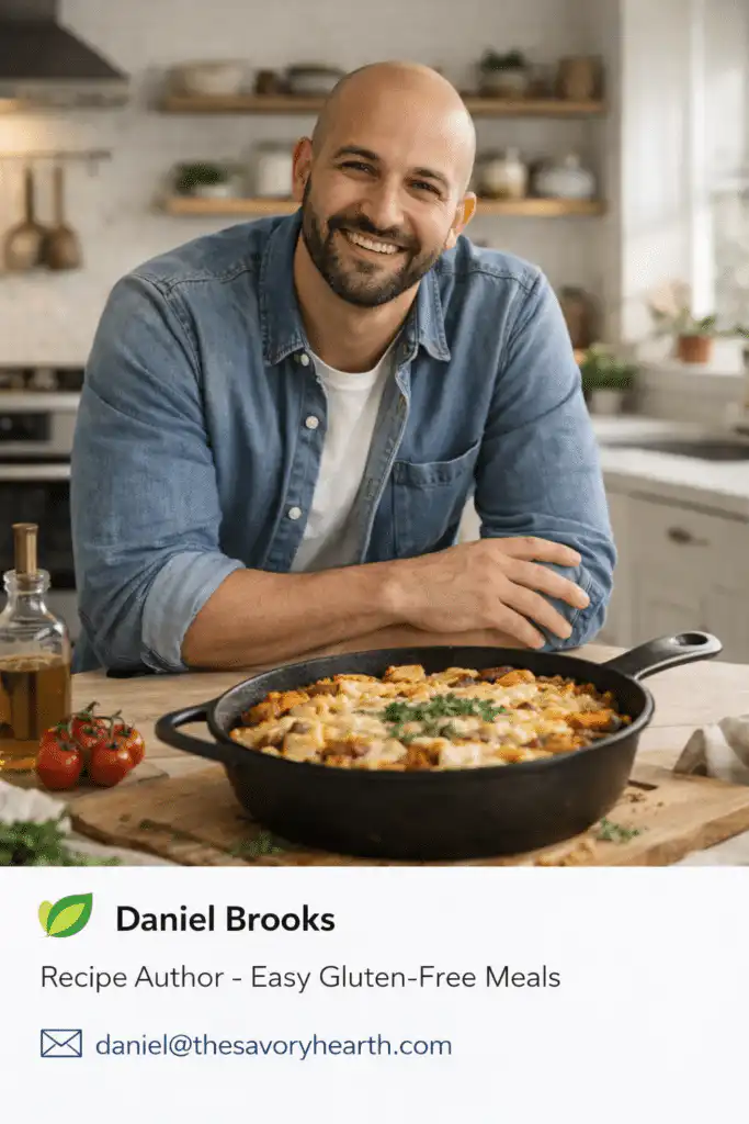 About The Savory Hearth 3 daniel brooks et son repas sans gluten