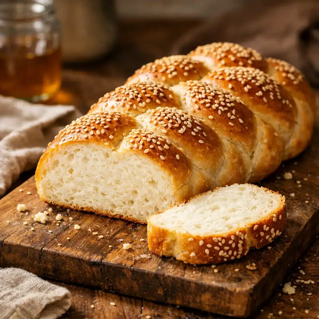 gluten free challah bread sliced loaf
